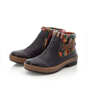 NWT Rieker Felicitas ankle boots lambs wool lined 39
